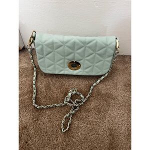 Forever 21 crossbody bag purse Quilted Faux leather summer beach Sea Mermaid New